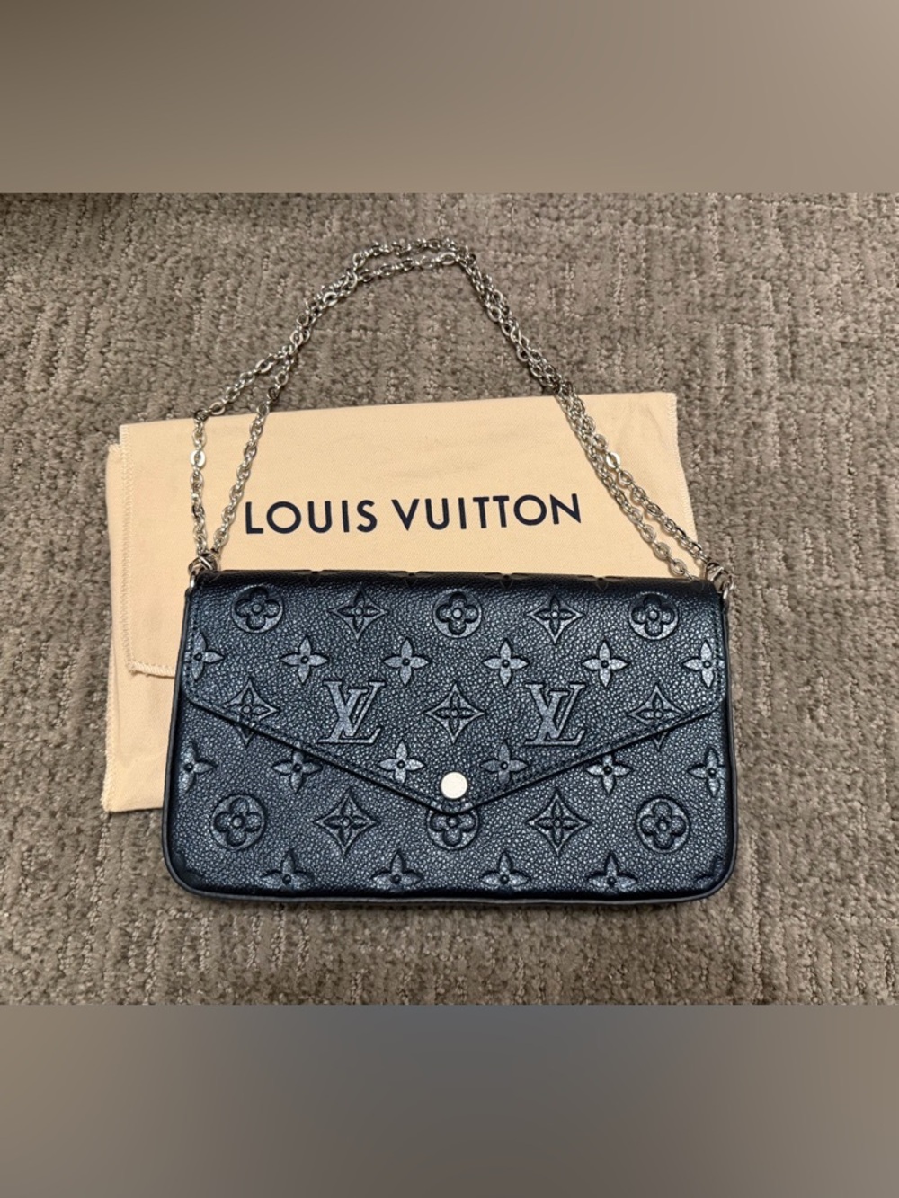 💯Auth Louis Vuitton “Shimmery Ink Pochette-Limited Edition, Sold Out, VERY RARE!
